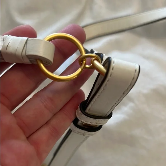 Tory Burch White Quilted Crossbody Bag - Picture 4 of 8